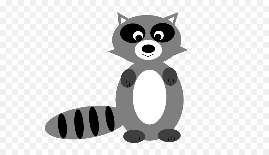 Raccoon Squirrel Clip Art - Transparent Raccoon Clipart Png Emoji,Raccoon Emoticons Whatsapp