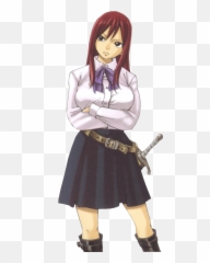 Download Fairy Tail Png High - Quality Image Fairy Tail Hiro Hiro Mashima Fairy Tail Erza Emoji,Fairy Tail Erza Chibi Emoticon