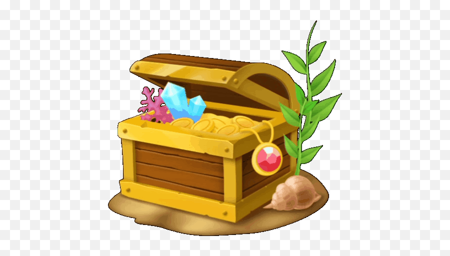 Emoji - Transparent Treasure Chest Gif,Treasure Chest Emoji