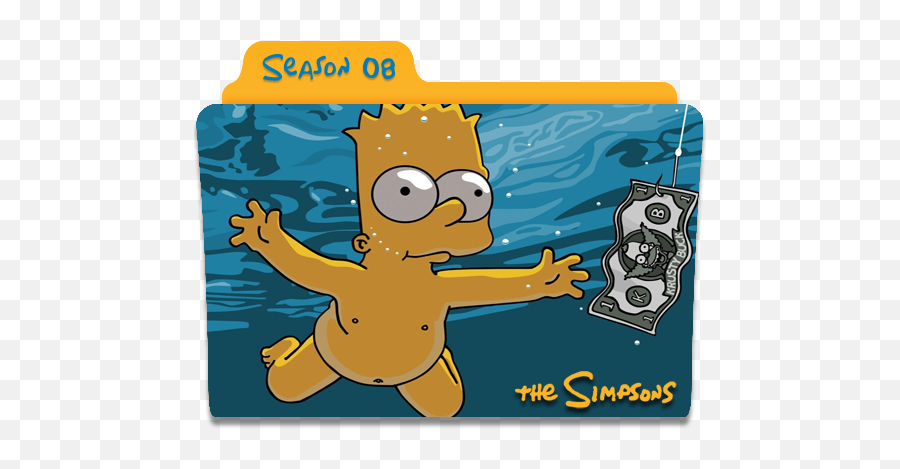 The Simpsons Season 08 Icon - Bart Nirvana Emoji,The Simpsons Emoji