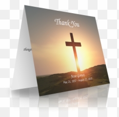 Cross Folded Sympathy Thank You Cards Emoji,Quote On Emotions And Sympathy