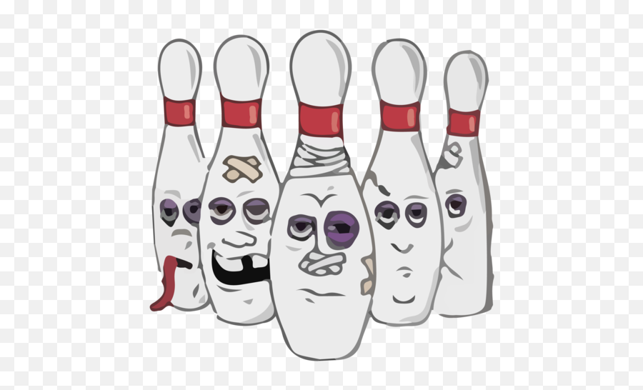 Beat Up Bowling Pins - Funny Bowling Tshirt Shirt Emoji,Emoji Bowlig Ball