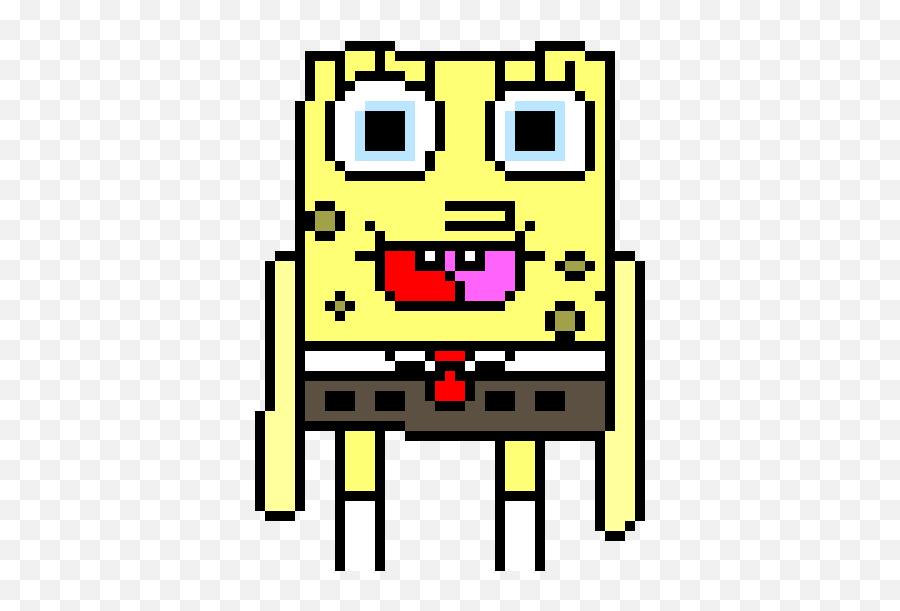 Pixel Art Gallery Emoji,Spongebob Bird Emoticon