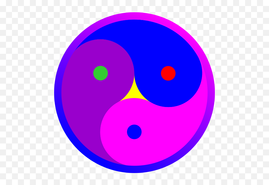 Colorful Ying Yang - Symbols Like Yin Yang Emoji,Ying Yang Emoji