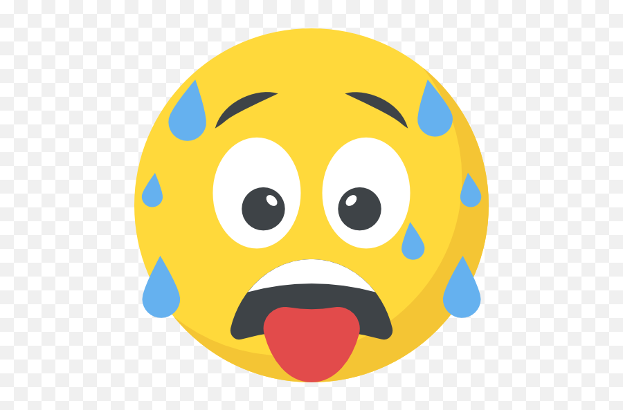 Sweat - Sweating Icon Emoji,Sweating Emoji