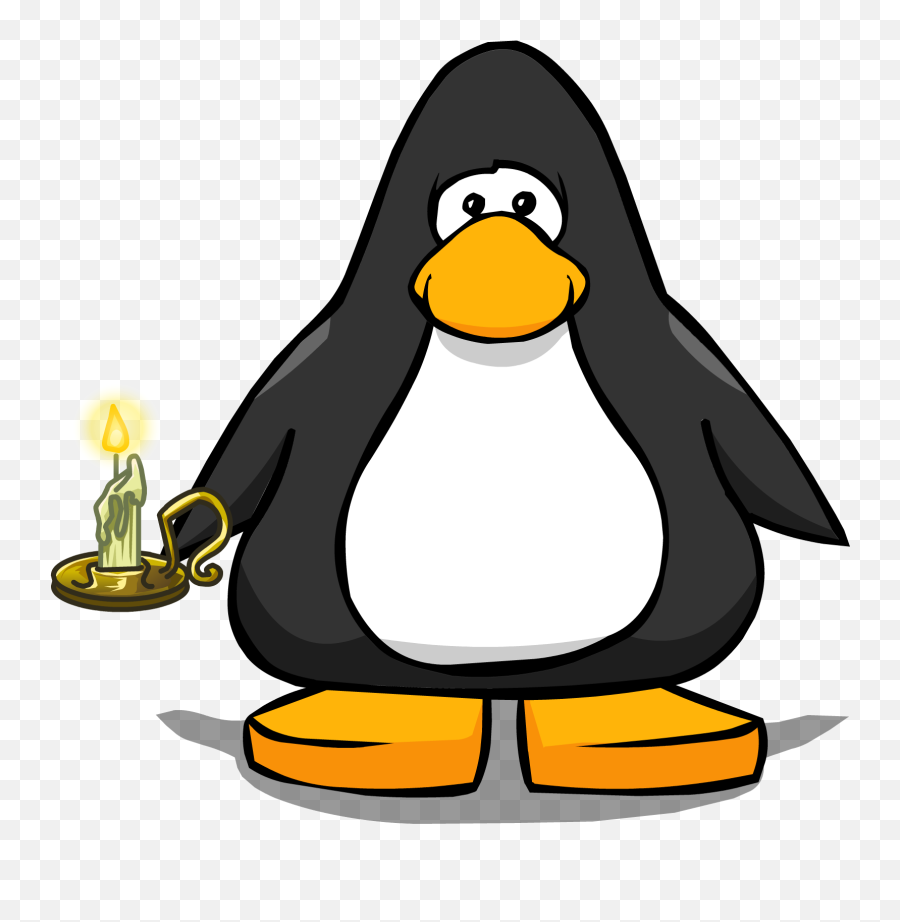 Creepy Clipart Candle - Club Penguin Trumpet Png Download Club Penguin Lighthouse Shirt Emoji,Trumpet Emoticon