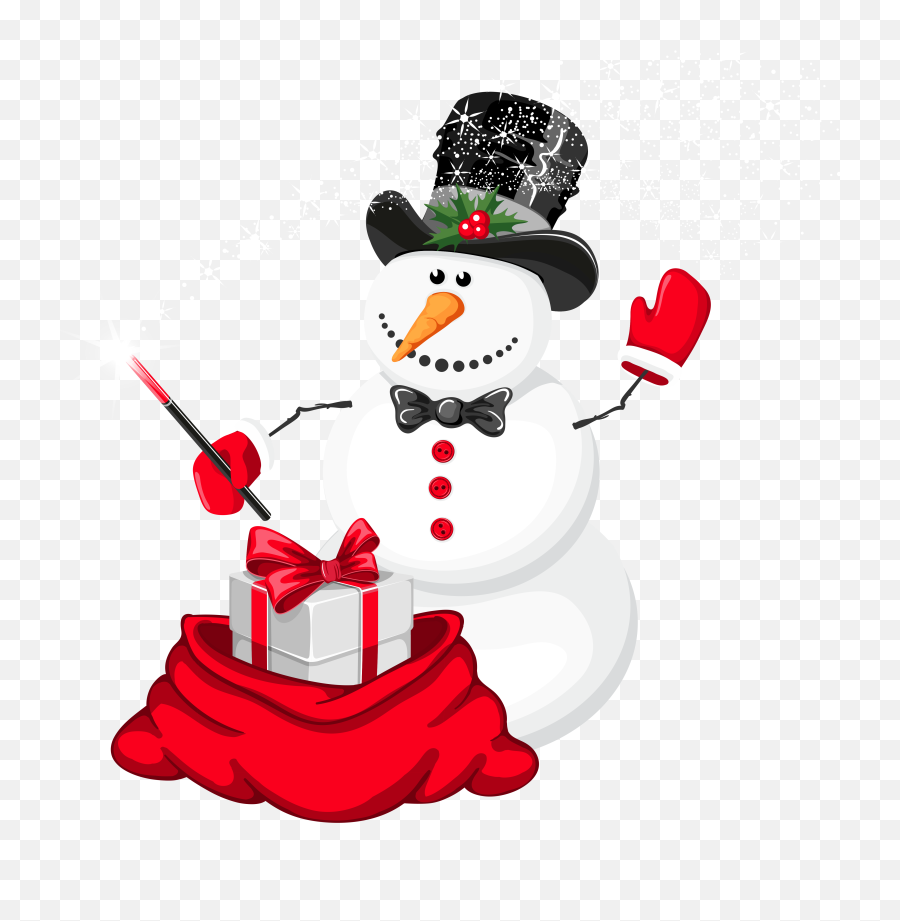 Clipart Snowman Kiss Picture 675053 Clipart Snowman Kiss - Magician Christmas Emoji,Oovoo Emojis