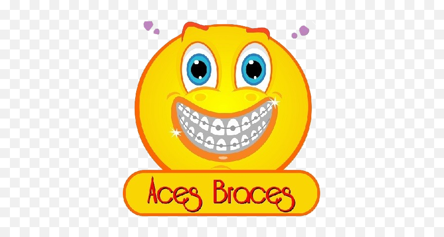 Dr - Happy Emoji,Emoticon With Braces