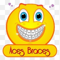 Dr - Happy Emoji,Emoticon With Braces