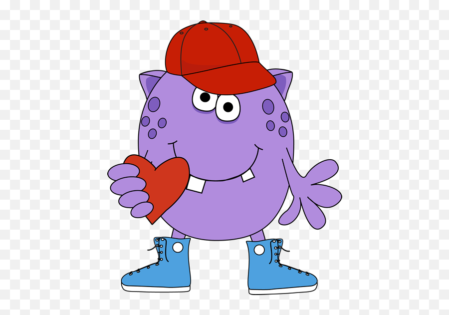 Free Monster Heart Cliparts Download Free Clip Art Free - Valentine Clipart For Boys Emoji,Purple Monster Emoji