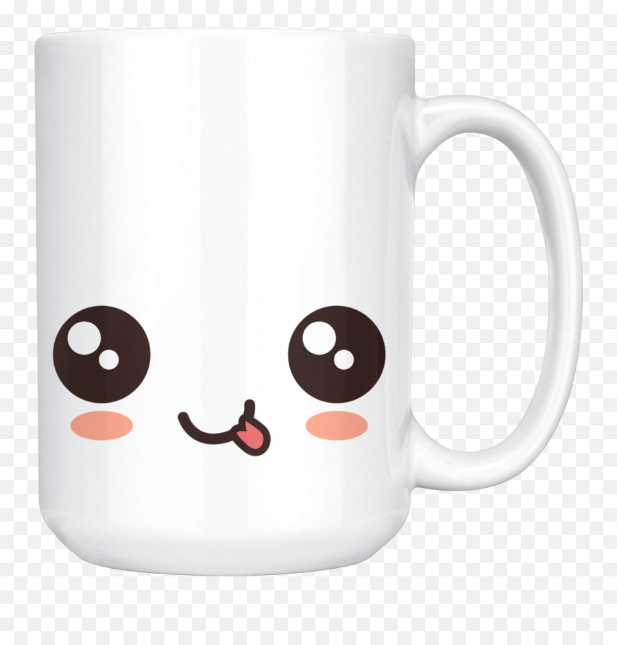 White 15oz Mug - Serveware Emoji,Coffee Cup Emoticon