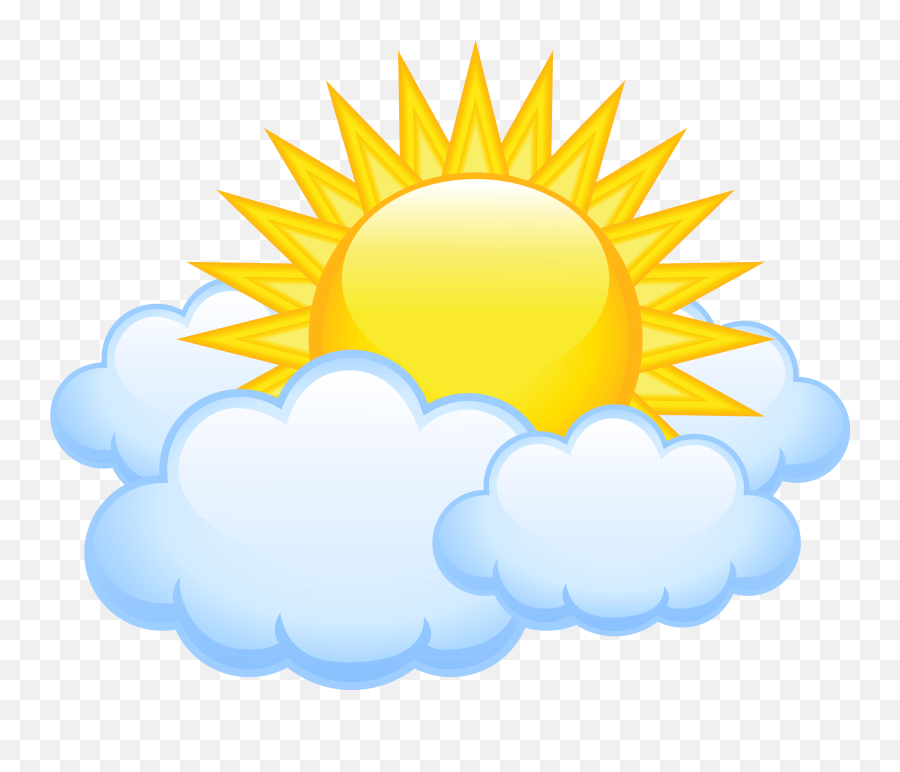 Free Transparent Cloud Png Download - Clipart Sun Clouds Png Emoji,Sun And Cloud Emoji