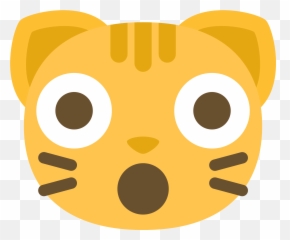 Free Cara De Gato Emoji Sorprendida Png With Transparent - Gasp Emoji,Shock Emoji