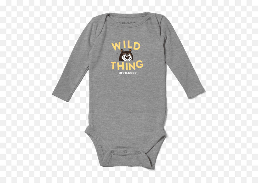 Kids Baby Wild Thing Long Sleeve - Long Sleeve Emoji,Emoji Clothes For Toddlers