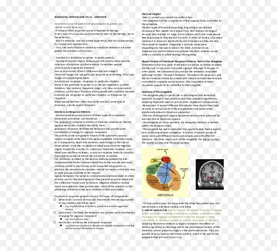 Biological Psychology - Vertical Emoji,Survival Emotions