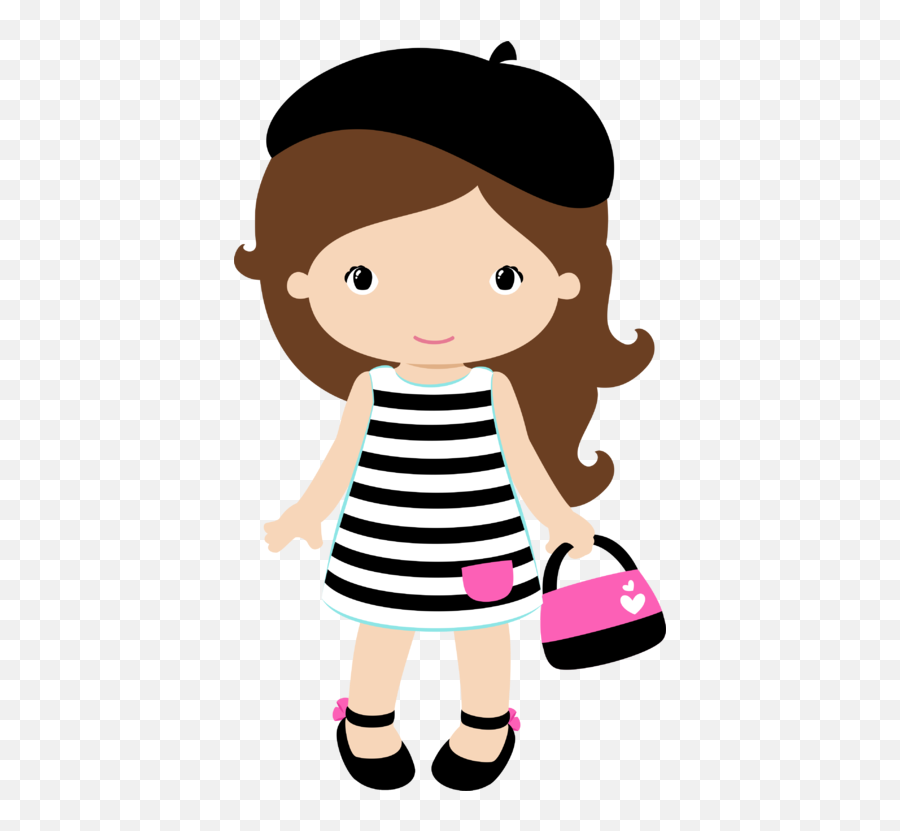 Bonecas Meninas - Girl Clipart Png Emoji,Emoticons Vetorizados