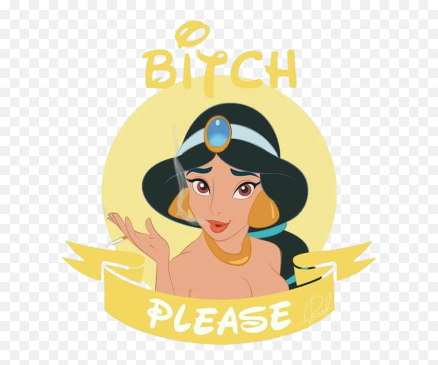 Jasmine Aladdin Princess Funny Cuss Sticker By Amanda - Jasmine Aladdin Funny Emoji,Blech Emoji