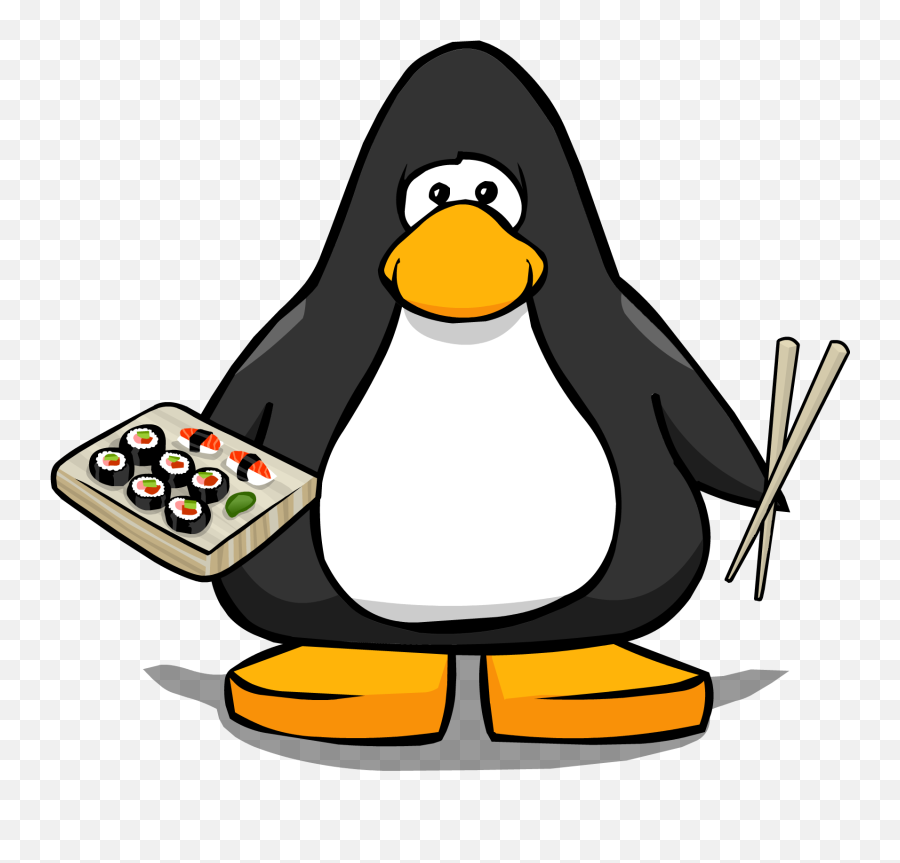 Sushi Combo Club Penguin Wiki Fandom - Club Penguin Black Hoodie Emoji,Sushi Emojis