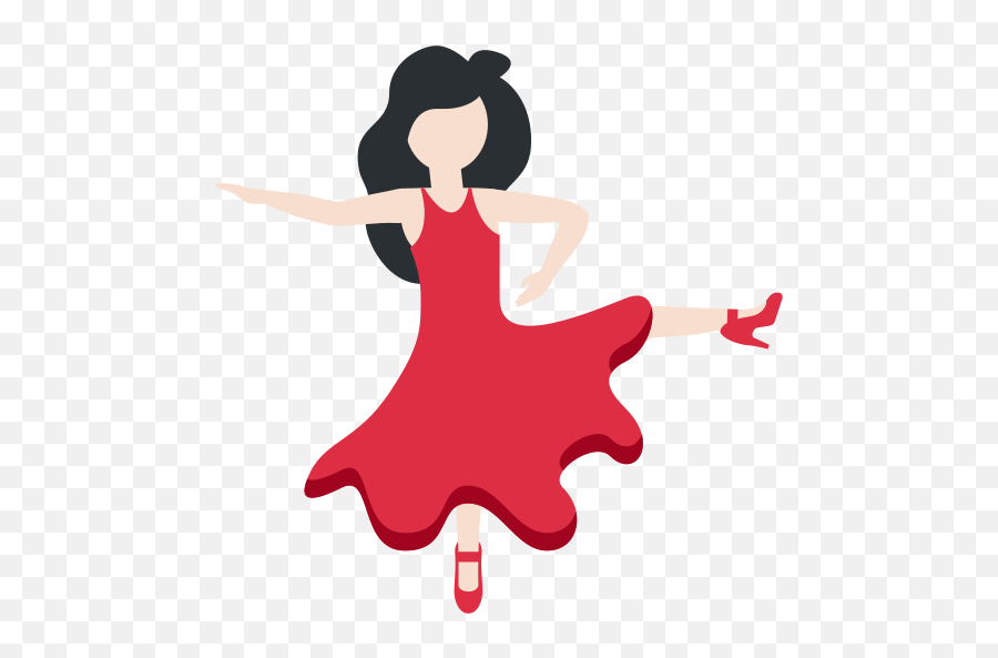 Woman Dancing Light Skin Tone Emoji - Free Stickers For Dancing Cartoon For What Whatsapp,Black Woman Emoji