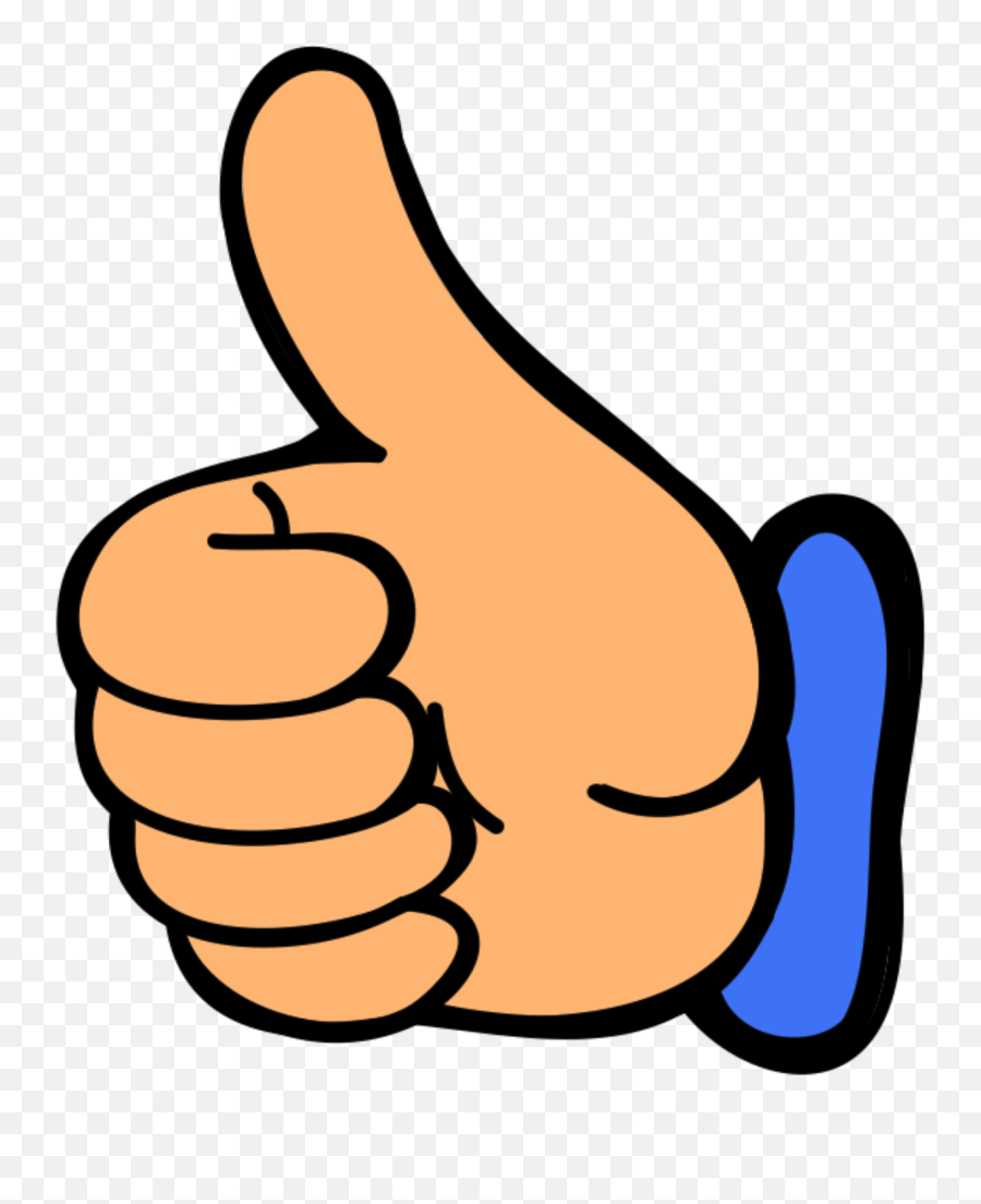 two thumbs up clipart