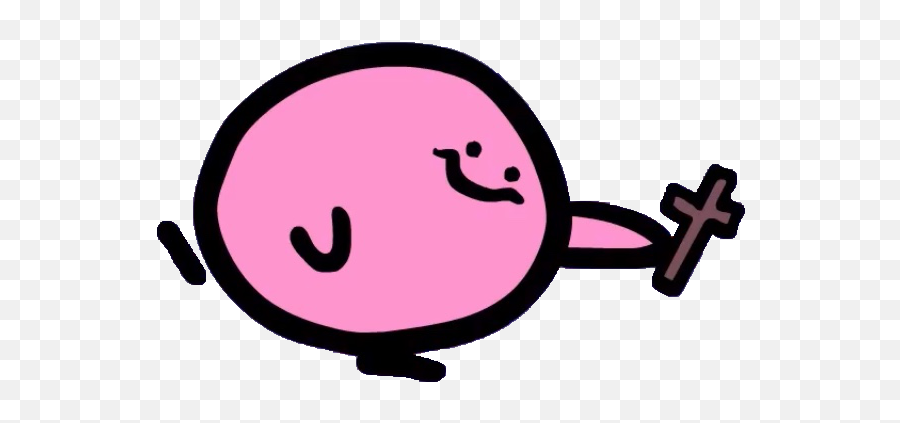 Hail Kirbo Kirby Memes Kirby Kirby Nintendo - Kirby Memes Png Emoji,Hail Emoticon