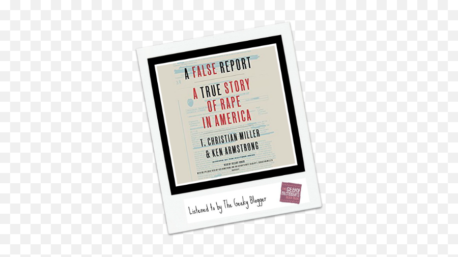A True Story Of Rape In America - Event Emoji,False Emotion Books