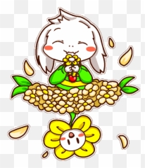 Floweytwitter - Happy Emoji,Asriel Dreemurr Emotions