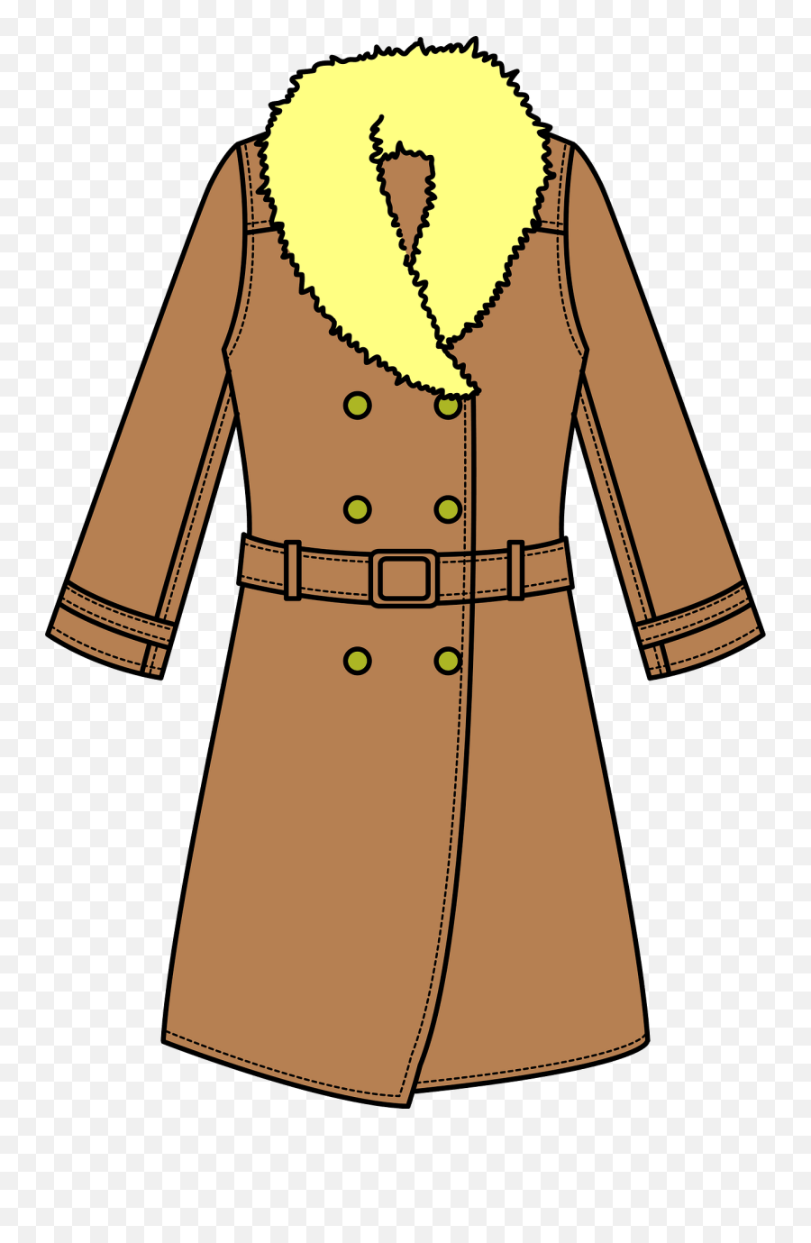 Trench Coat Clipart - Overcoat Clipart Emoji,Coat Emoji
