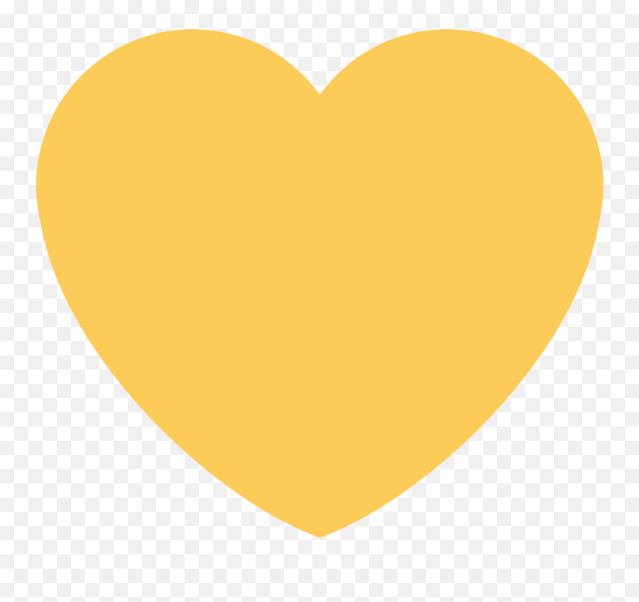 What Is Yellow Heart Emoji - Transparent Pastel Yellow Heart,What Does The Emoticon Xl Mean