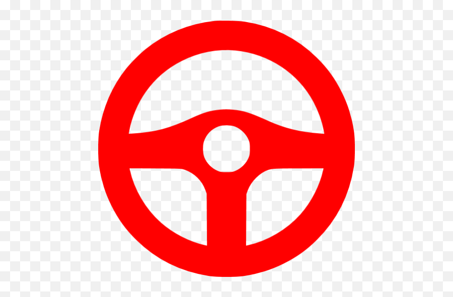 Red Steering Wheel Icon - Free Red Steering Wheel Icons Green Park Emoji,Red Eyed Stairing Emoji