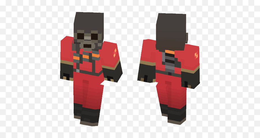 Download Tf2 - Pyro Minecraft Skin For Free Superminecraftskins Tomboy Girl Minecraft Skin Emoji,Tf2 Pyro Emoticons