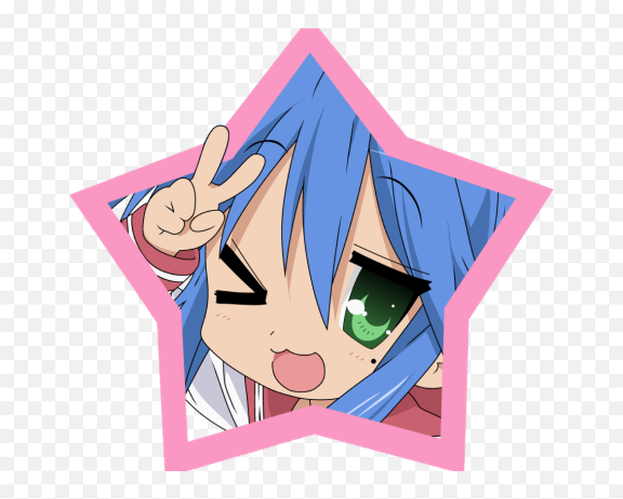 Kaomoji Japanese Emoticons - Konata Izumi Steam Avatar Emoji,Anime Emoticons