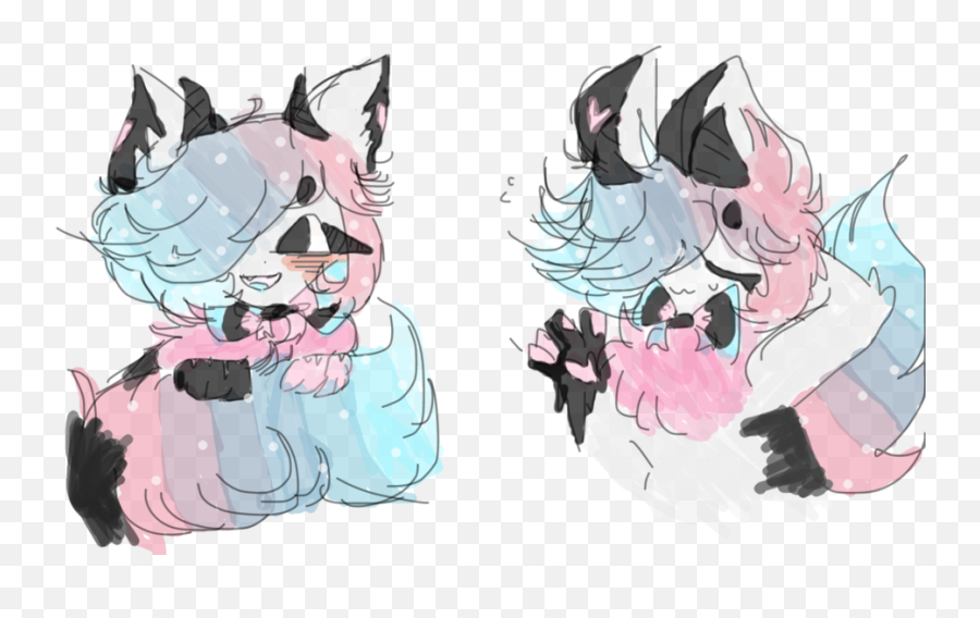 Drawing Furry Emotion - Furry Uke Cat Full Size Png Fictional Character Emoji,Cartoon Cats Different Emotions