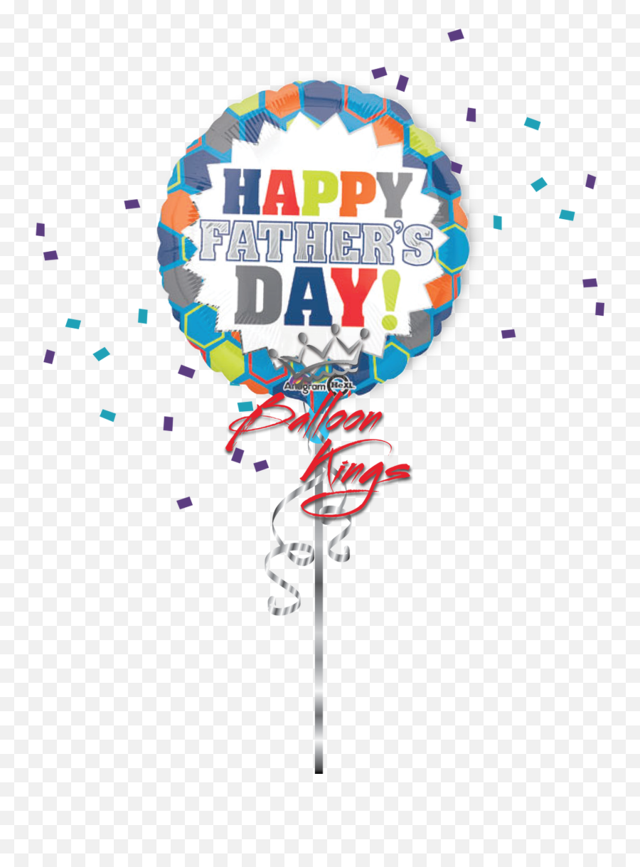 Happy Fathers Day Burst - Fathers Day Ballon Png Emoji,Father's Day Emoji