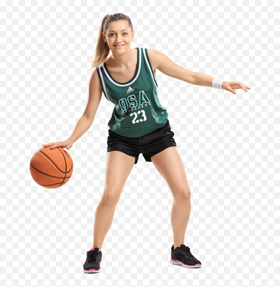 Omaha Sports Academy - Girl Basketball Player Transparent Emoji,Nba Player Emoticon Tattoo