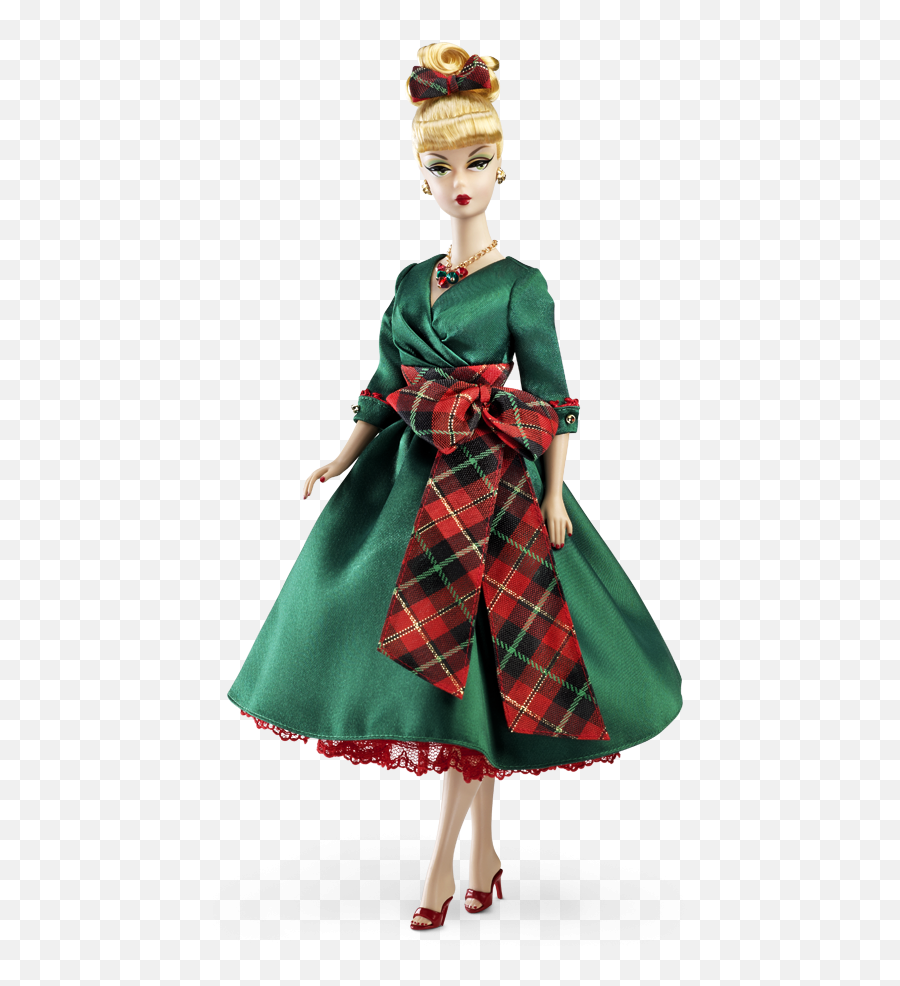 Bfc Exclusive Inside The Fashion Doll Studio - Christmas Dress Barbie Doll Emoji,Emotions Doll By Mattel Toys 1983