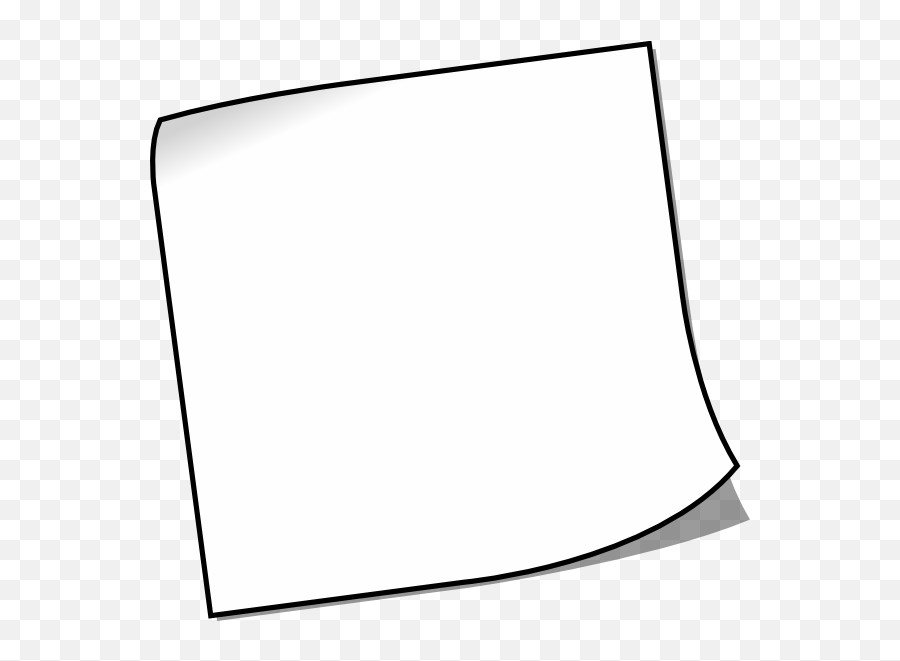 2014 - White Post It Note Transparent Png Emoji,Emotion Letters