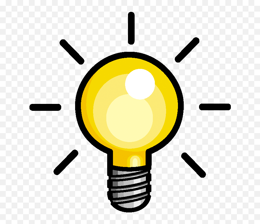 Free Light Bulb Clipart Transparent Download Free Clip Art - Cartoon Png Light Bulb Emoji,Sun Light Bulb Emoji