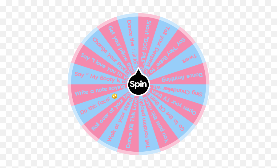 Dares Spin The Wheel App Emoji,Dancing Emoticon Face