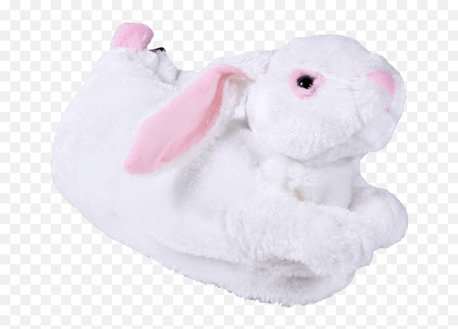 Happyfeet Animal Slippers - White Bunny Xx Large Emoji,Rabb.it Automatic Emojis