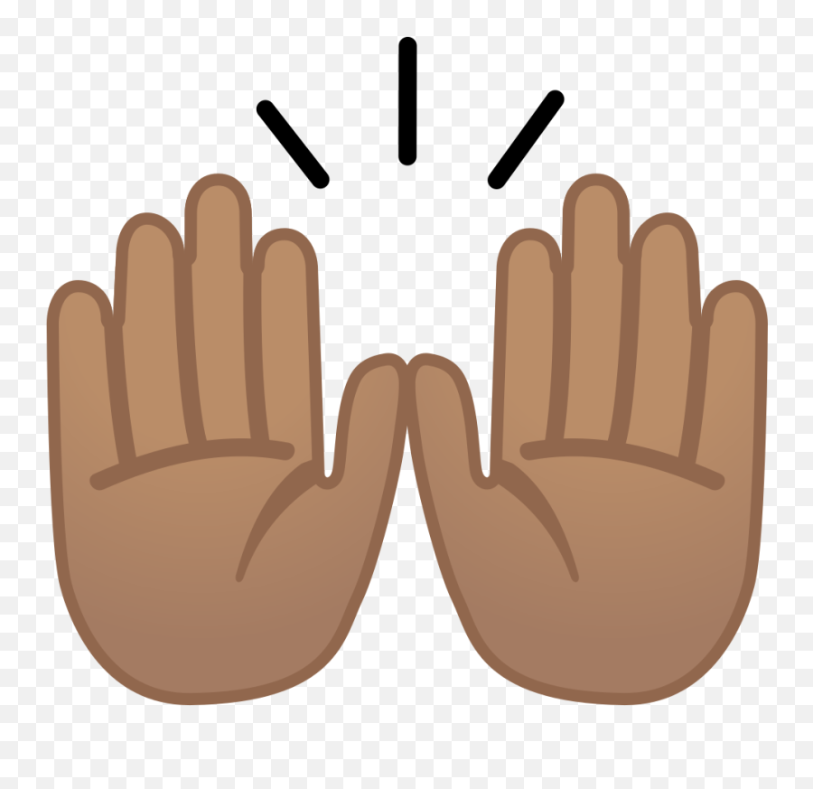 Raising Hands Emoji With Medium Skin - Arcos Da Orla De Atalaia,Hands In The Air Emoji