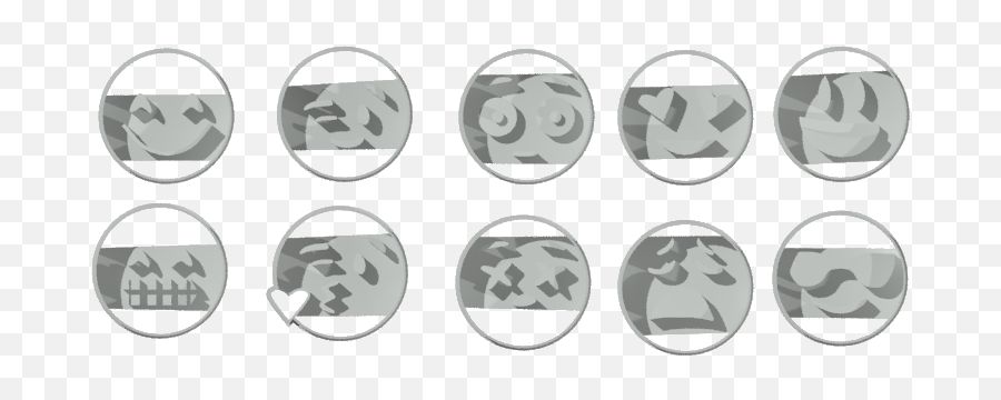 Emoji Faces 6cm - Circle Full Size Png Download Seekpng,Emoji Faces Pic