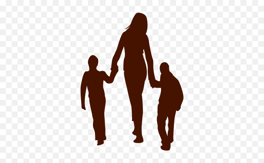 Walk Png Designs For T Shirt U0026 Merch Emoji,Mom With 2 Kids Emojis