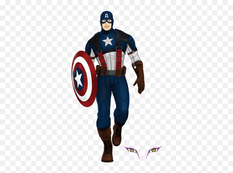 Download Free Png Telegram Sticker Kik Viber Messenger - Captain America Kartun Png Emoji,Captain America Shield Emoji