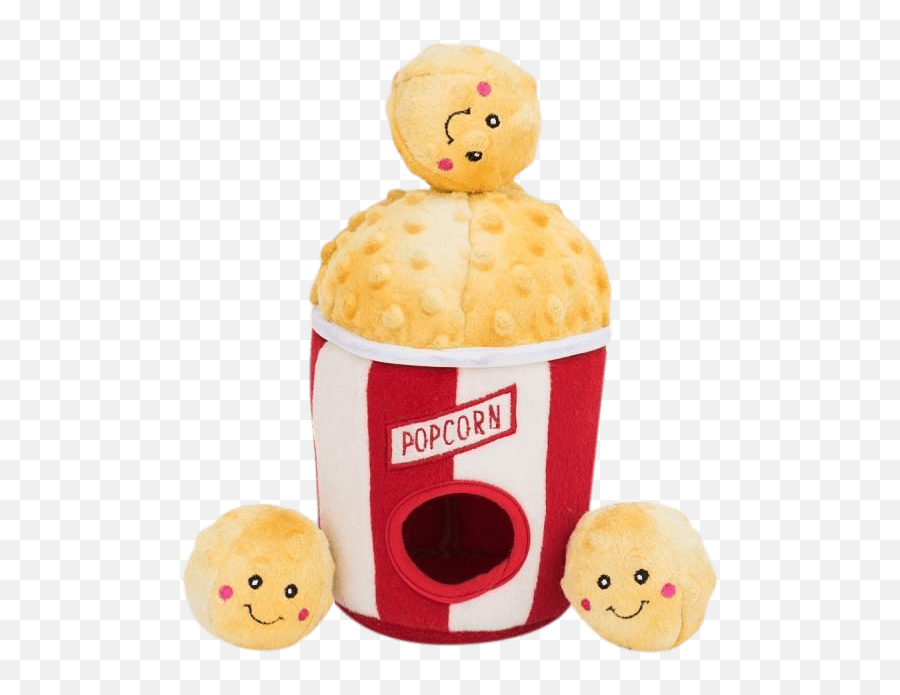 Zippy Paws - Plush Toy For Dogs Popcorn Bucket Emoji,Popcorn Bucket Emoji