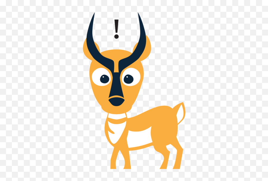 Preston The Punctuating Pronghorn U2013 Astute Hoot Emoji,Pause Emoji