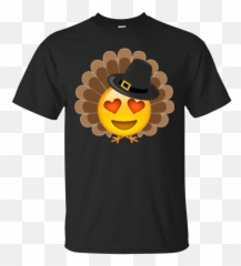 Turkey Emoji Shirt Heart Eye Big Smile Tshirt Thanksgiving,Heart Smiles Emoji