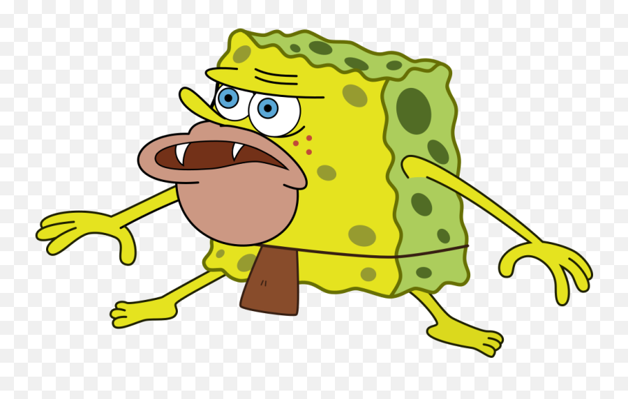 Bob Esponja Bob Esponja - Spongebob Caveman Emoji,Squidward Dab Emoji