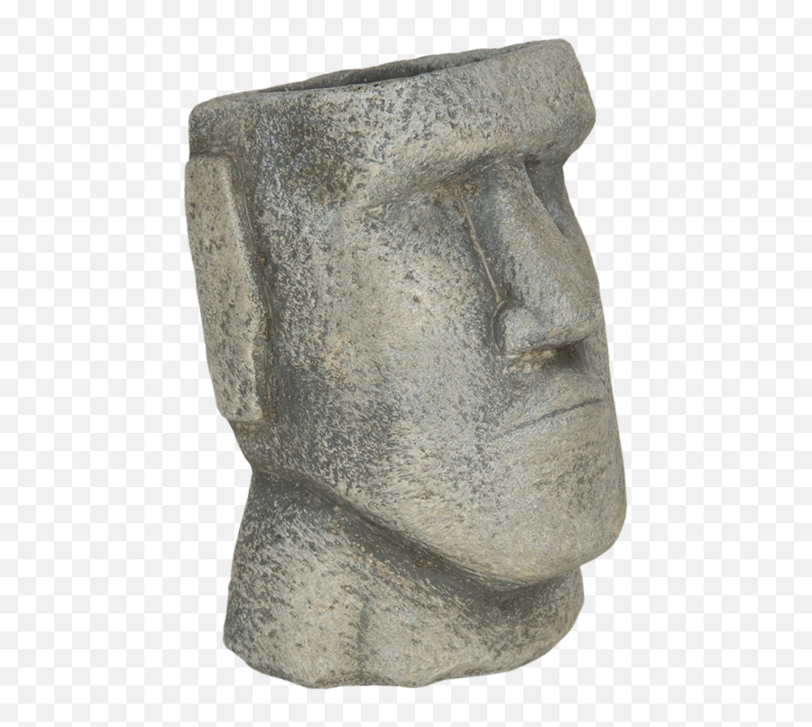 Bloempot Gezicht - Dit Is Erik Emoji,Easter Island Statue Emoji