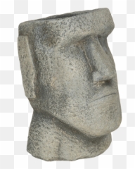 Bloempot Gezicht - Dit Is Erik Emoji,Easter Island Statue Emoji
